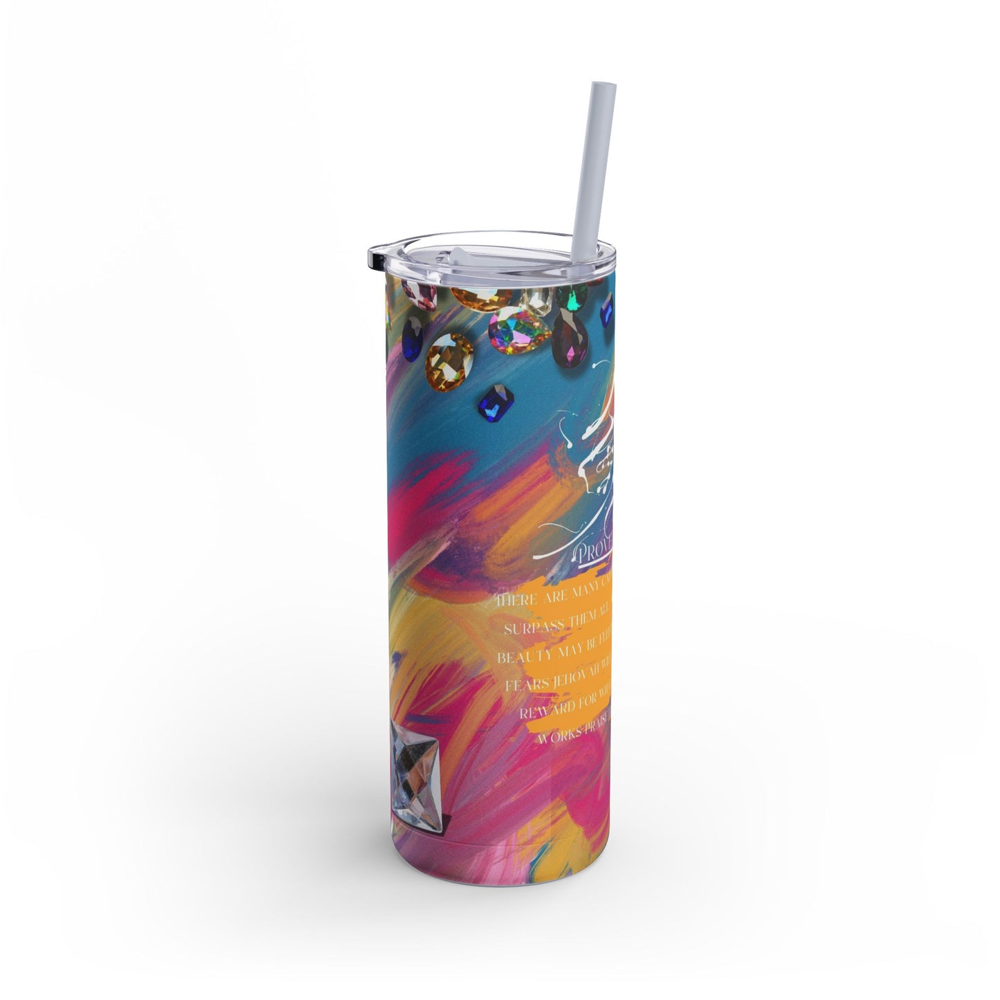 Proverbs 31 Skinny Tumbler