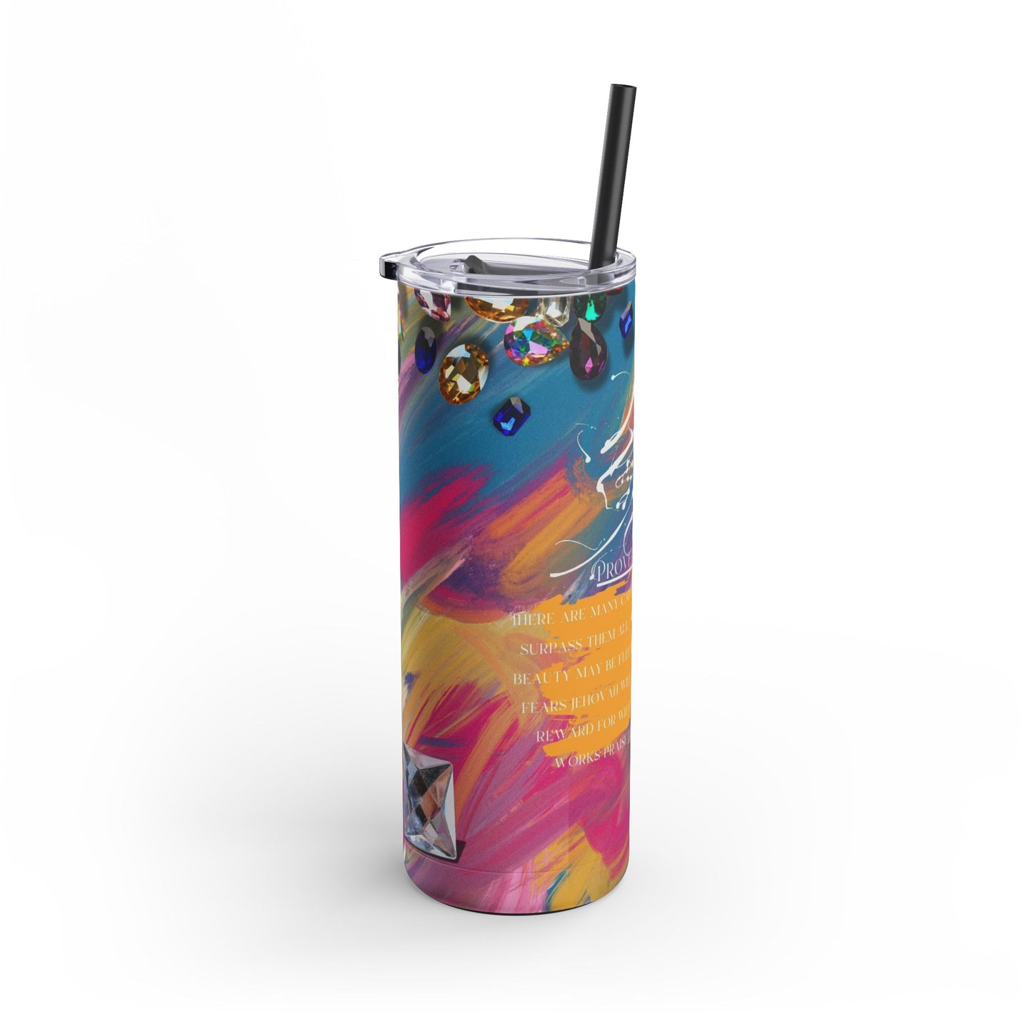 Proverbs 31 Skinny Tumbler