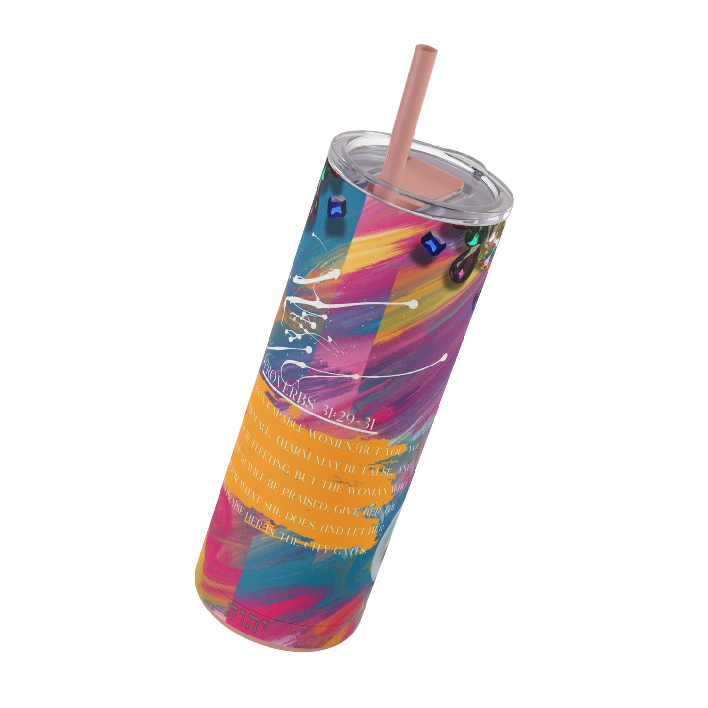 Proverbs 31 Skinny Tumbler