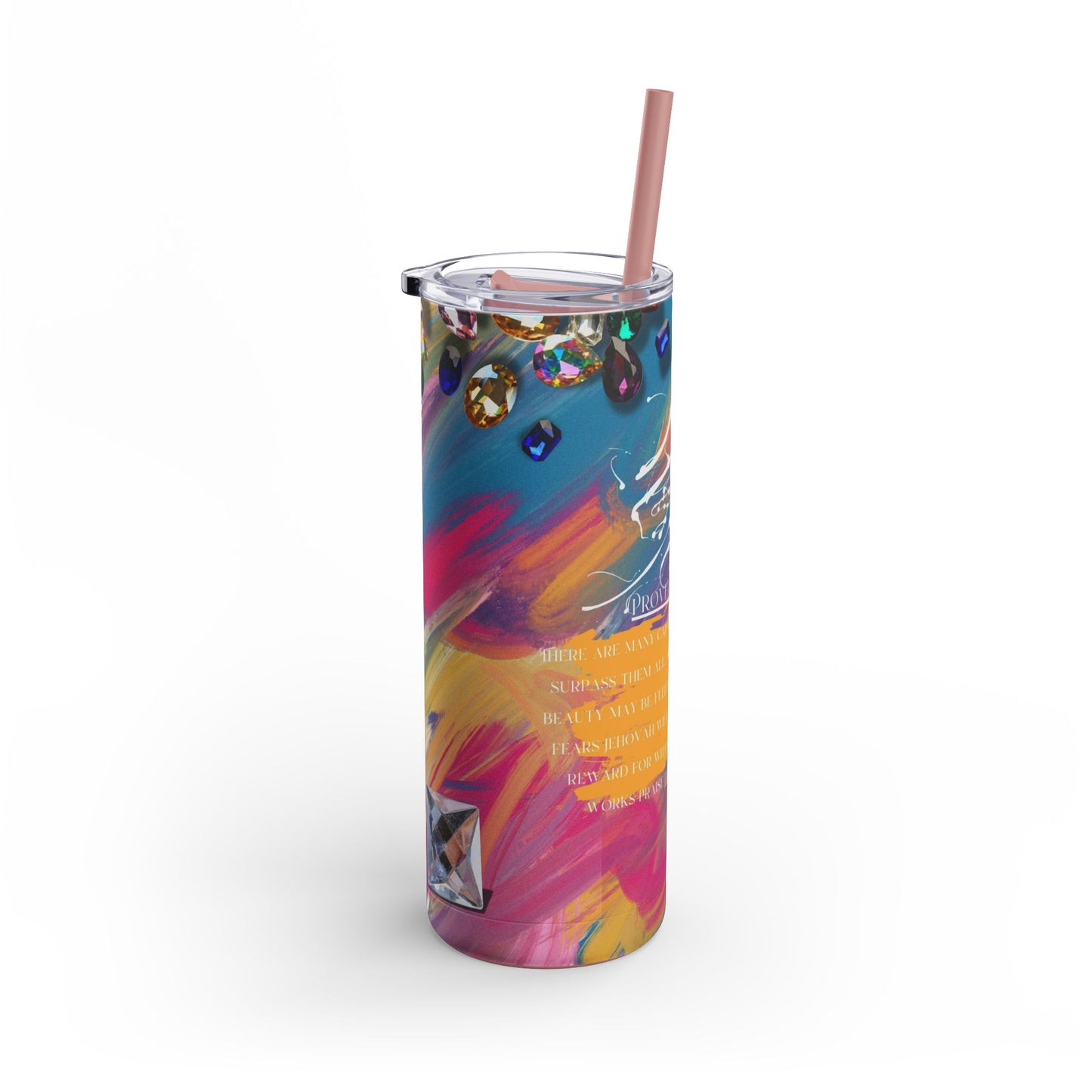 Proverbs 31 Skinny Tumbler