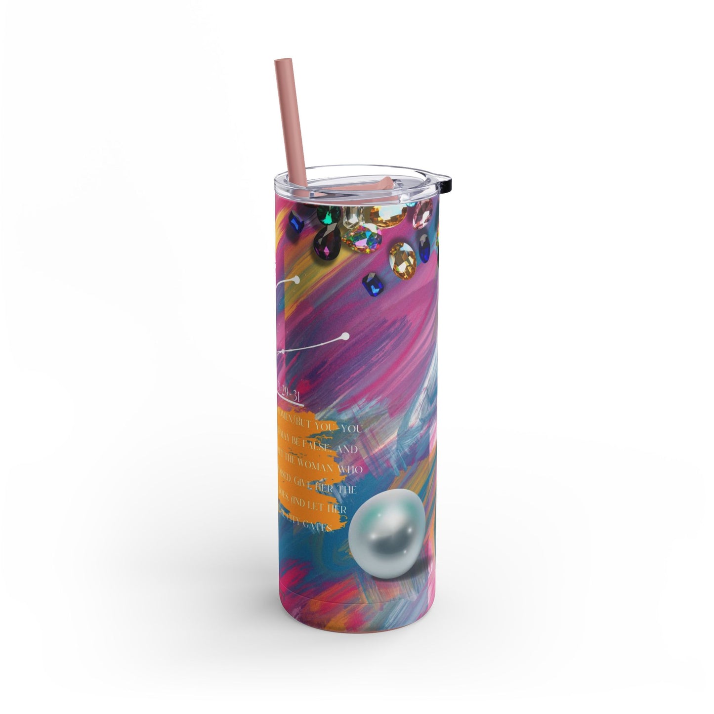 Proverbs 31 Skinny Tumbler