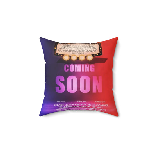 Coming SOON Square Pillow