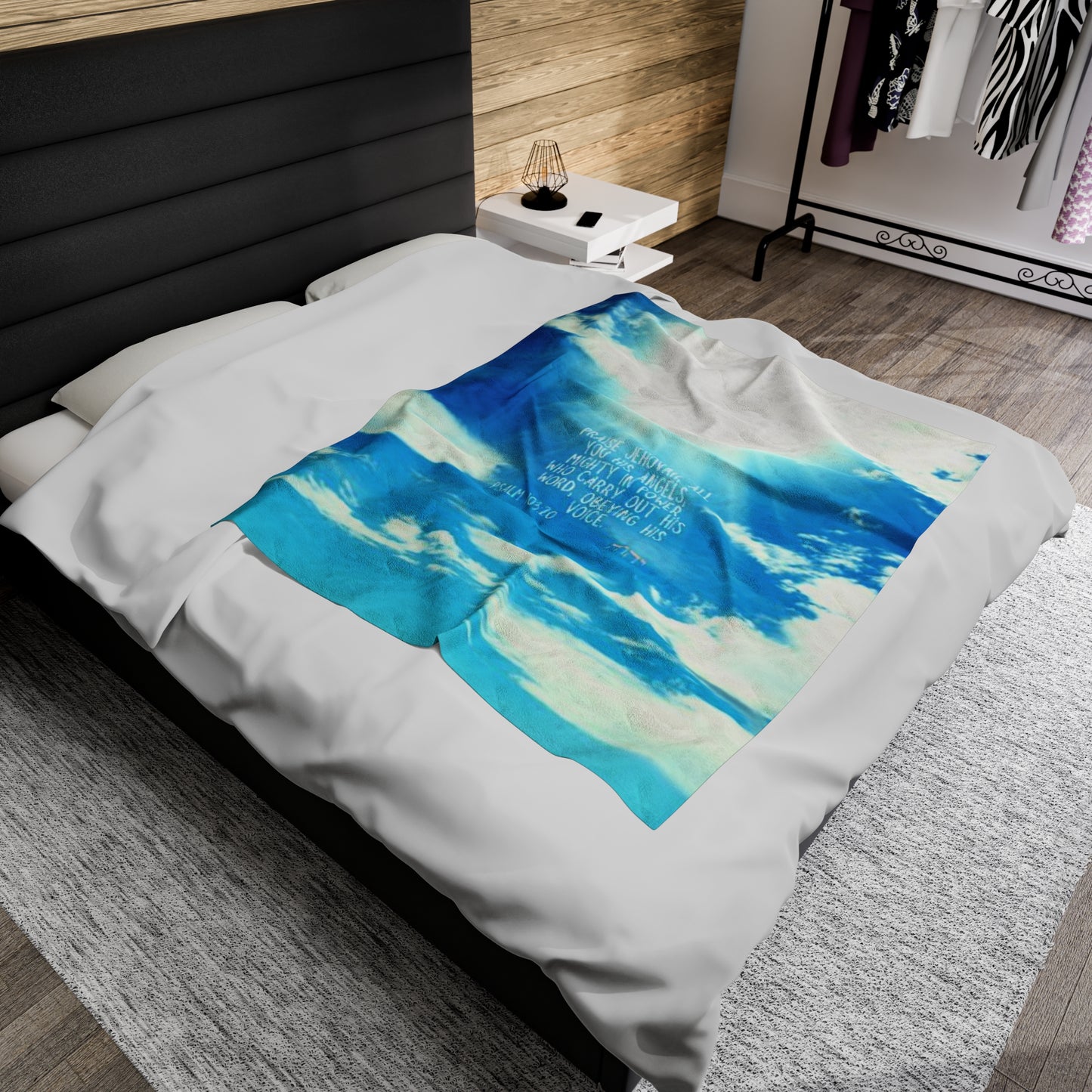 Clouds Plush Blanket