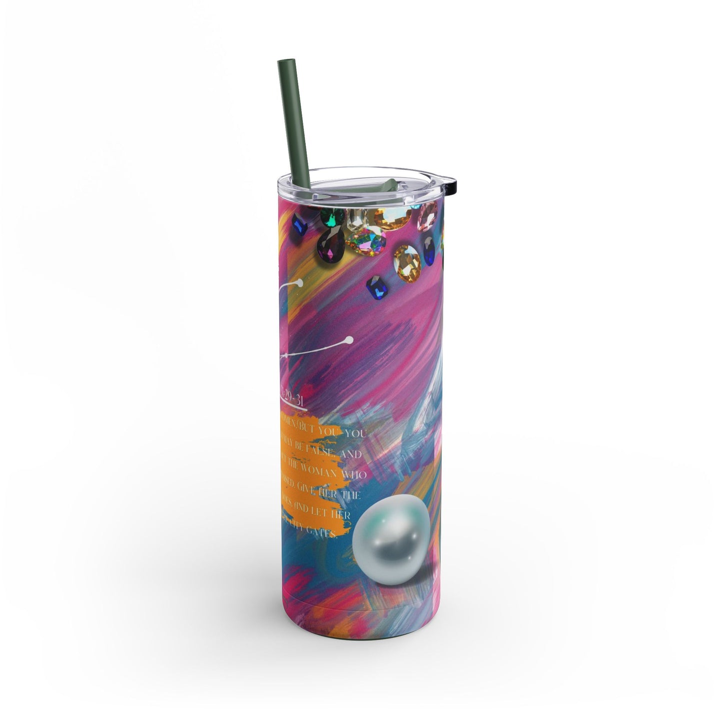 Proverbs 31 Skinny Tumbler