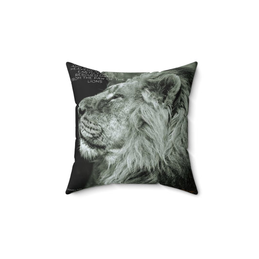 Lion Square Pillow