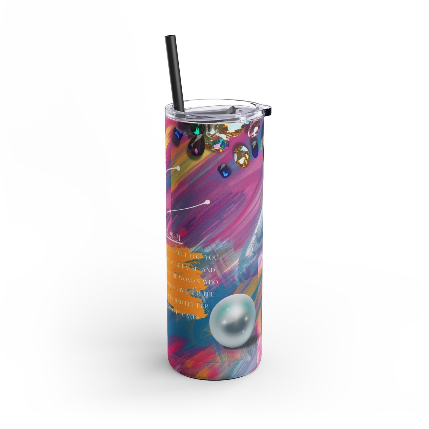 Proverbs 31 Skinny Tumbler