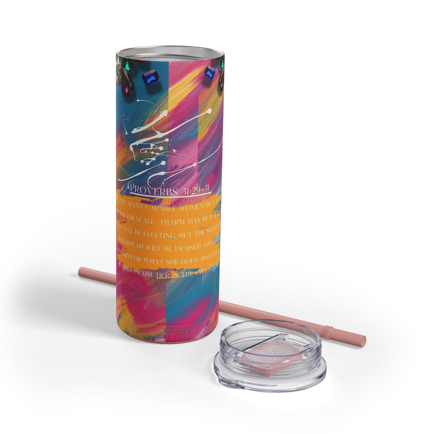 Proverbs 31 Skinny Tumbler