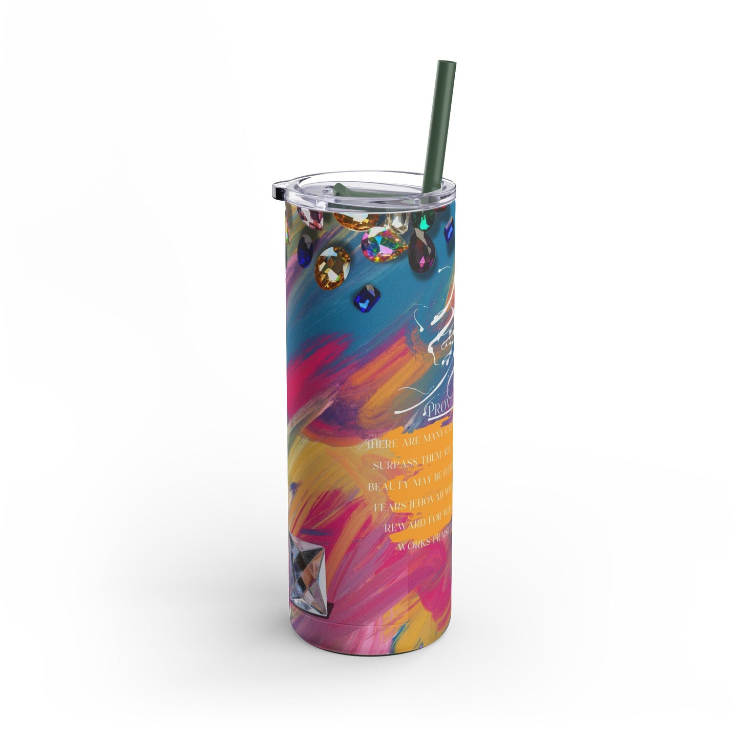 Proverbs 31 Skinny Tumbler